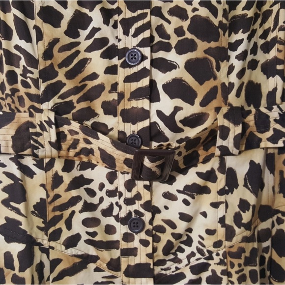 Jones New York Signature animal print  dress - Picture 3 of 6